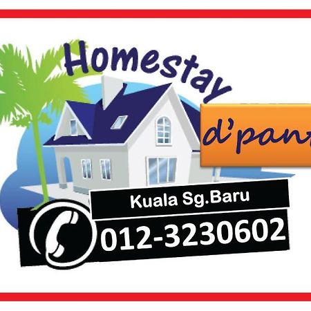 D'Pantai Homestay Kuala Sg. Baru 말라카 외부 사진